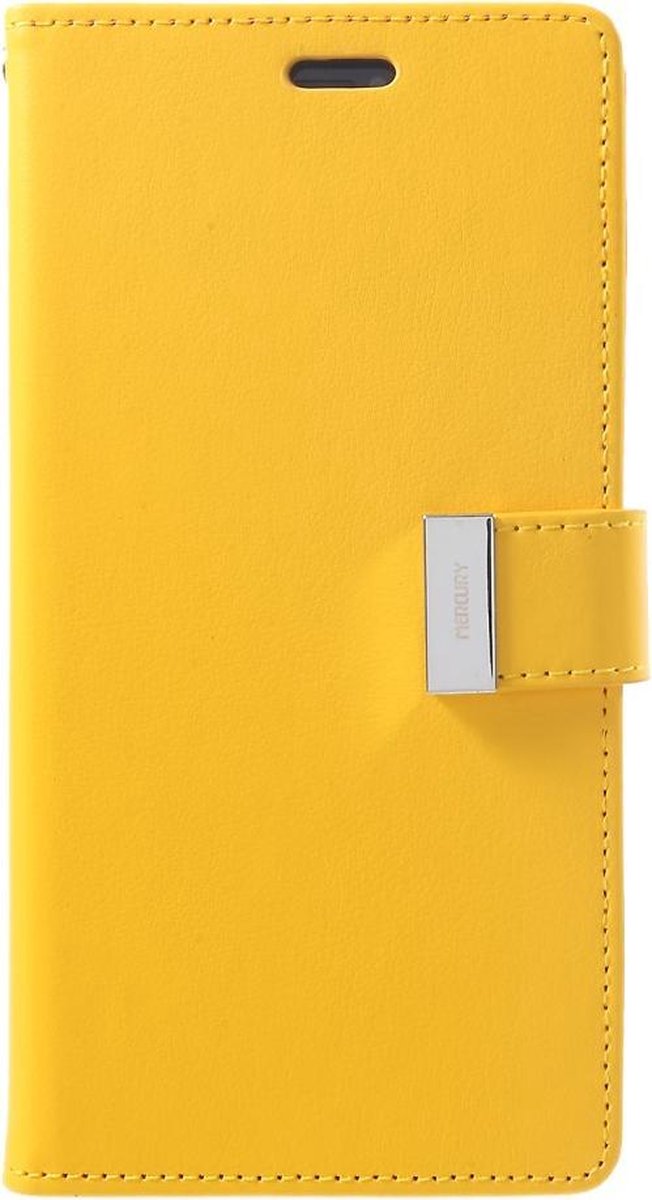 Bookcase Goospery voor iPhone XS Max - geel