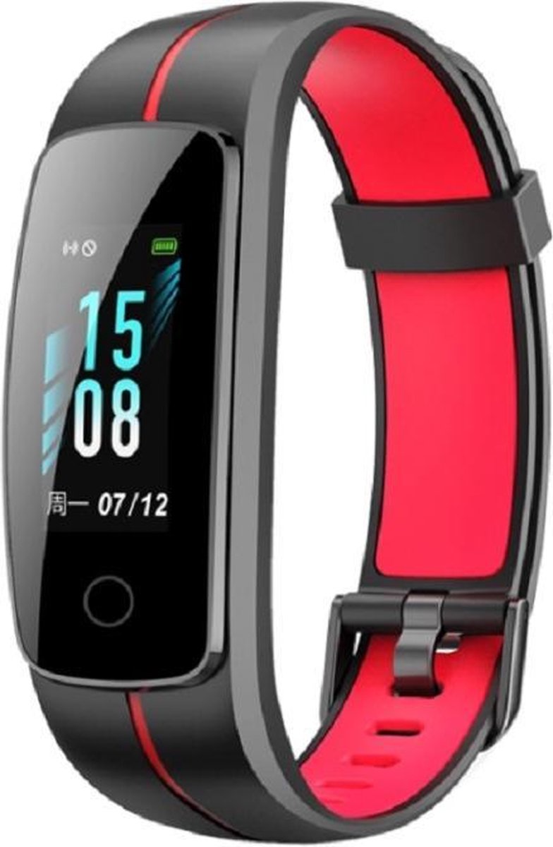West Watch Model Wave Activity Tracker Tieners/Kinderen Zwart/rood