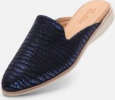 Rollie | Dames | Muiltjes | Madison Mule Navy Metallic Croc | maat 38