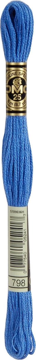 DMC Borduurgaren-798 Midden Blauw