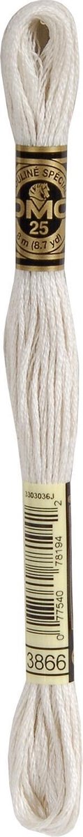 DMC Borduurgaren-3866 Creme/Grijs