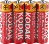 AA batterijen - Super Heavy Duty Kodak Zinc - 4 stuks