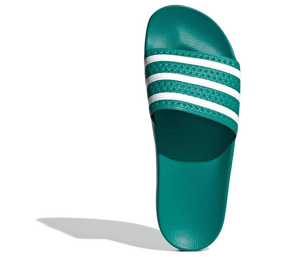 beginnen Hollywood zwaan adidas Slippers - Maat 46 - Unisex - groen/wit | bol.com