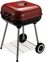 | Houtskool barbecue kar op wielen vierkant BBQ Outdoor Tuin Vierkante Grill,Houtskool Barbecue Grill Met