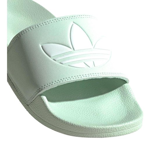 adidas Slippers - Maat 38 - Vrouwen - mint groen/wit | bol