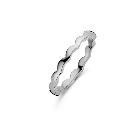 Nouvelle bague Bling Silver Waves 9NB 0277 58 - Taille 58 - Couleur argent