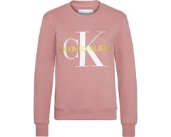 Calvin Klein Trui - Vrouwen - roze/wit/geel | bol.com