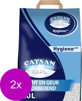 Catsan Hygiene Plus - Kattenbakvulling - 2 x 20 l