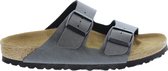 Birkenstock Arizona Slippers Vegan Pull-up Anthracite Regular-fit – maat 46