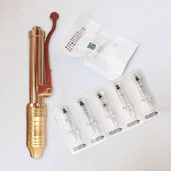 Hyaluron pen voor het verwijderen van rimpels en vullen van Lippen  Hyaluronpen + 2 ML... | bol.com