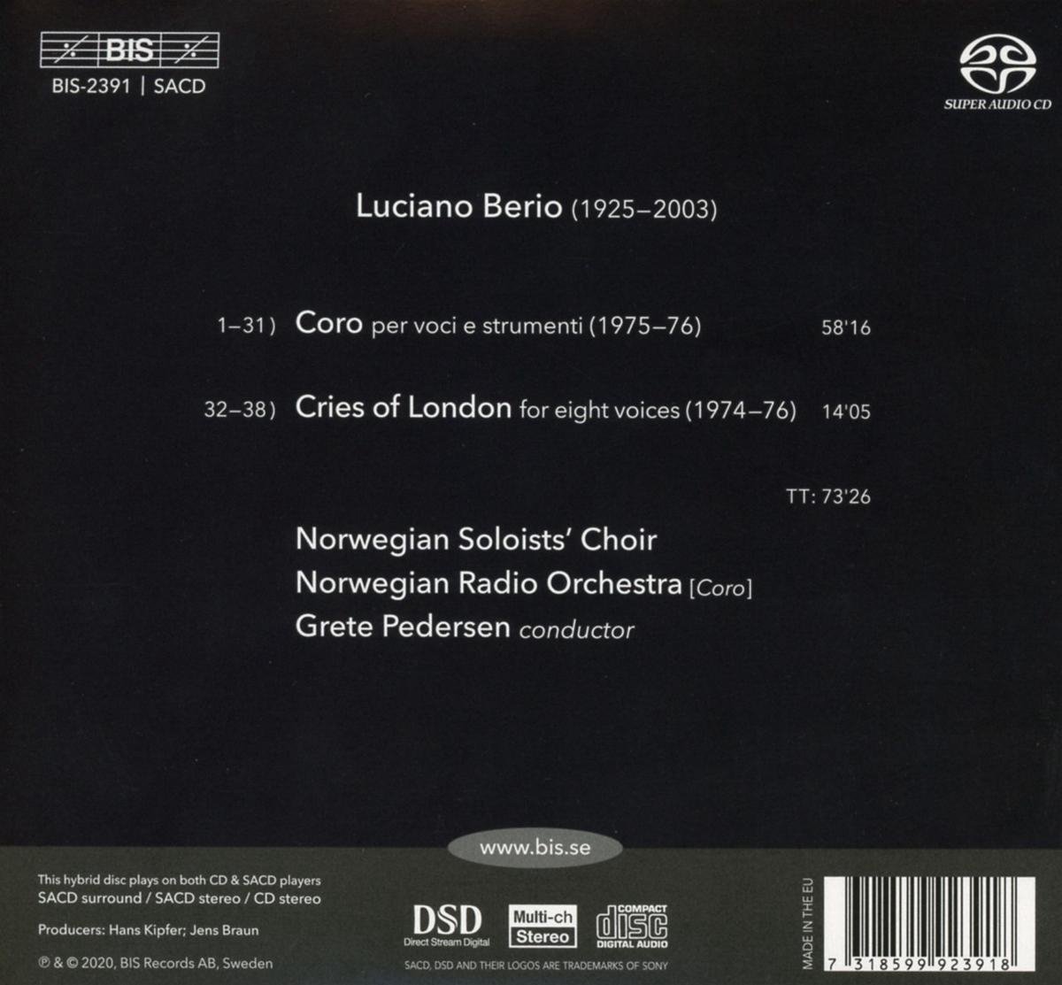 luciano berio cries of london