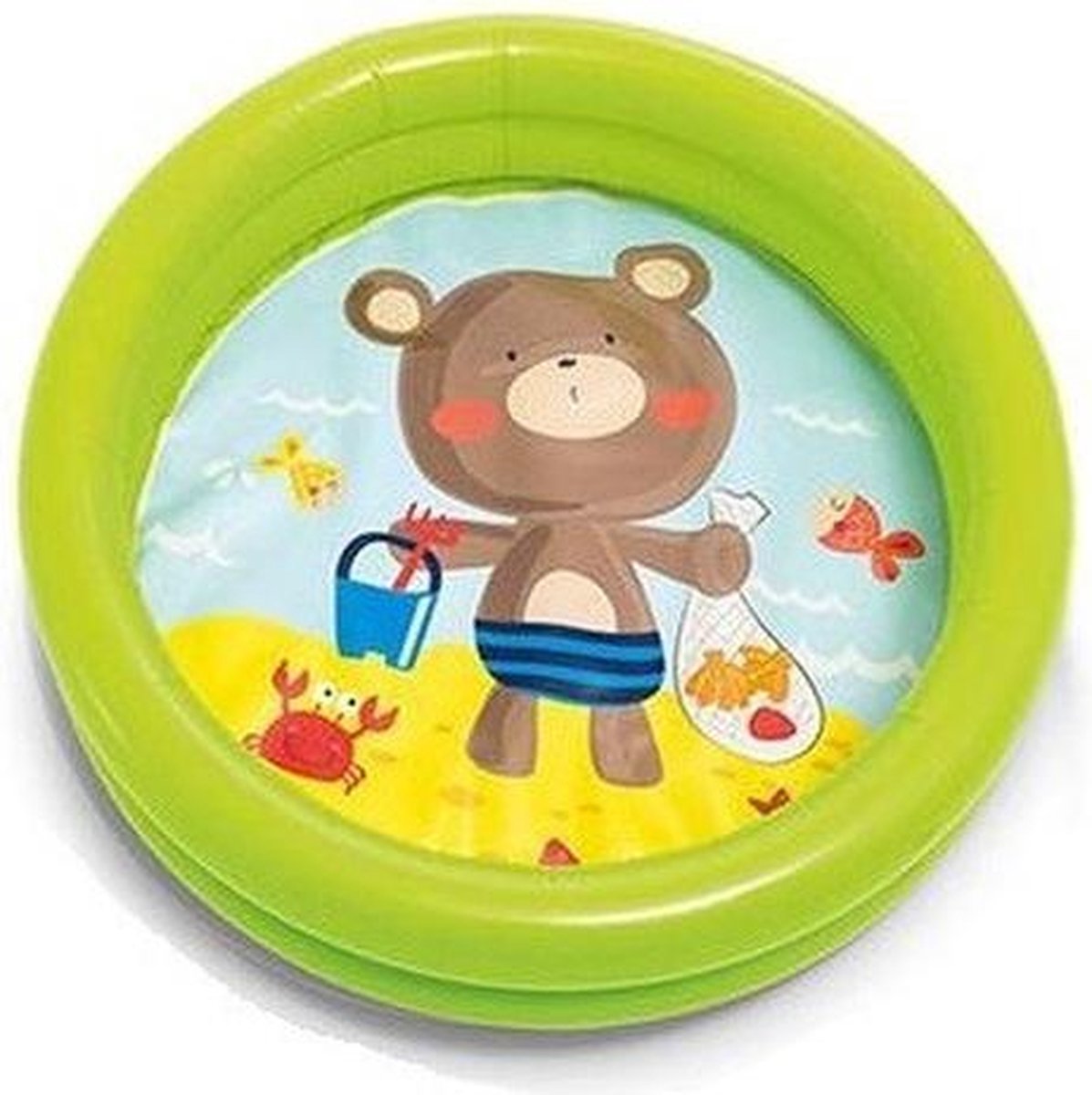 Intex baby/kinder opblaas zwembad groen 61 cm - Peuterbadje - Buitenspeelgoed