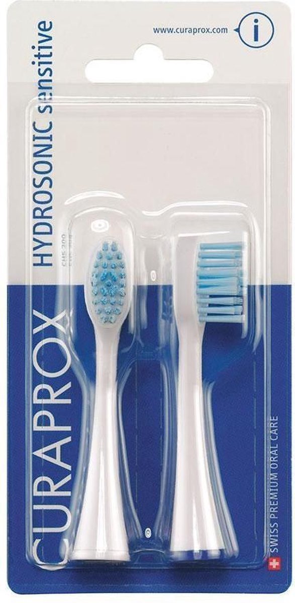 Curaprox Hydrosonic Opzetborstel CHS 200 Sensitive Duo 2 stuks