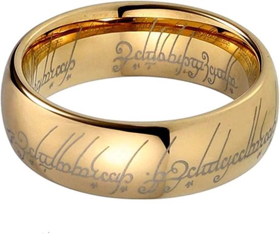 Dwang litteken het kan Lord Of The Rings | Ring | The One Ring | Inclusief Ketting Hanger |  Sieraad | bol.com