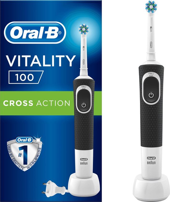 Oral-B Vitality 100 CrossAction Zwart – Elektrische Tandenborstel