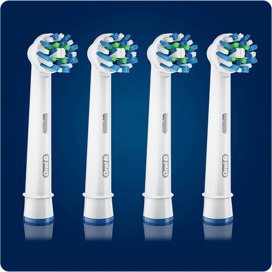 Oral-B CrossAction - Opzetborstels - 4 stuks