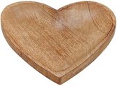 Planche de service / plateau coeur bois 20 cm - Plateaux coeur en bois de manguier - Planches pour snacks et bougies