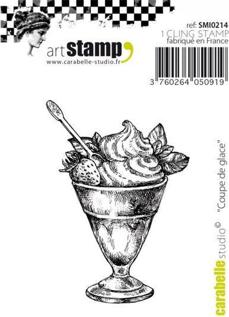 Carabelle cling stamp mini coupe de glace