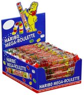 Haribo mega roulette bonbons en rouleaux 40 x 45 grammes