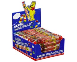 Haribo mega roulette rol snoepjes 40 x 45 gram