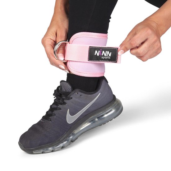Fast Fit Ankle Strap - Fitness Enkelband - Roze - 1 stuk - NINN Sports