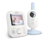 Bol.com Philips Avent SCD835/26 beeldbabyfoon - babyfoon met camera - wit lichtblauw aanbieding