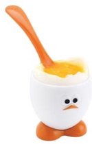 Joie Egghead eierdopje met lepel uit kunststof wit