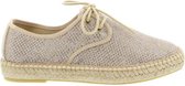 Toni Pons Ivon-S Platinum Dames Espadrilles met Vetersluiting – maat 39