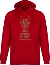 Liverpool Champions League 2019 Trophy Hoodie - Rood - Kinderen – 104