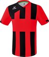Erima Siena 3.0 Shirt Korte Mouw Rood-Zwart Maat L