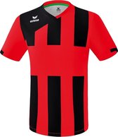 Erima Siena 3.0 Shirt Korte Mouw Rood-Zwart Maat L
