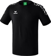 Erima Graffic 5-C T-Shirt - Shirts  - zwart - XL