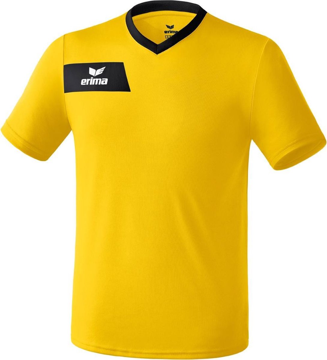 Erima Porto - Voetbalshirt - Kinderen - Maat 152 - Geel/Zwart
