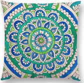 Mandala kussenhoes, Hippie kussenhoes, Paisley kussenhoes 45x45