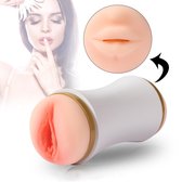 Quick Relief Pocket Pussy Intens Masturbator - Seksspeeltje voor Mannen - Kunstvagina - - Kunstmond - Realistische Interne Structuur - Zacht Materiaal