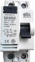 Elix ALS Aardlekschakelaar 30 mA / 25A - 240V
