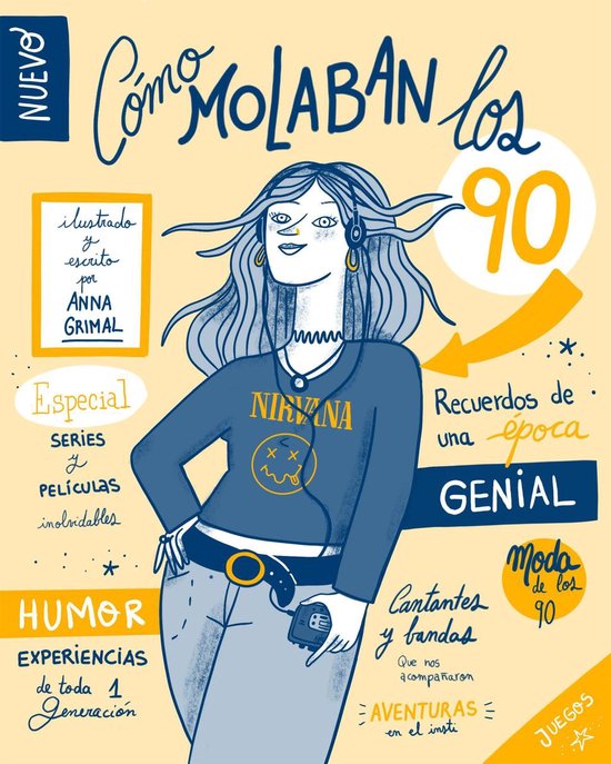 Ilustración - Cómo molaban los 90 - cover