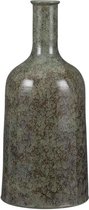 Mica Decorations oliver ronde fles groen maat in cm: 50 x 26 - GROEN