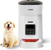 Rexa® Witte Automatische voerbak | Voerautomaat met timer zwart | Voor hond en kat | Voederapparaat | Pet feeder | Automatisch voeren eten geven