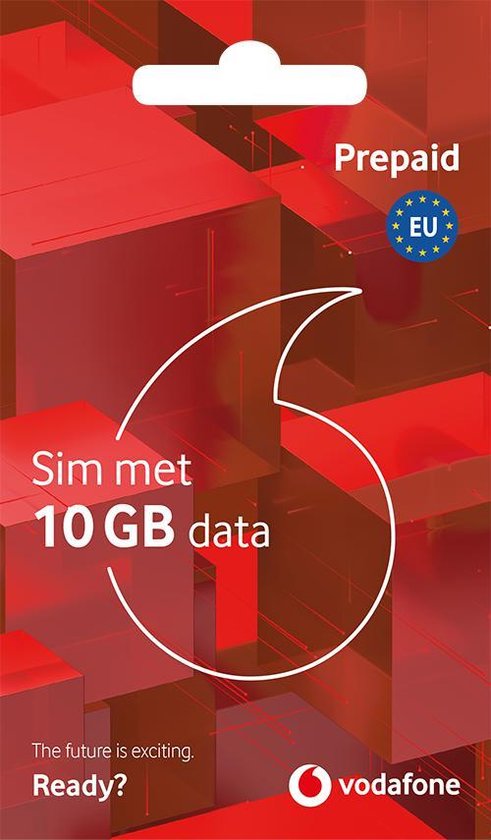 Vodafone Prepaid sim incl 10GB data | bol.com