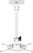 HN® Universele beugel voor Beamer | Geschikt voor Plafond- Muurbeugel voor projector | Beamerbeugel Draaibaar met een wandafstand van 420 tot 640 mm | Max. Draagvermogen 15kg