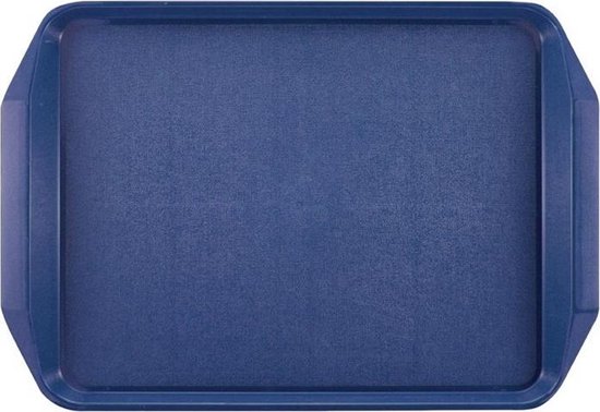 Actief Weg huis Resoneer Roltex dienblad blauw 43.5x30.5cm | bol.com