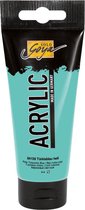 Solo Goya Licht Turquoise Acrylverf - 100ml tube - Hoge kwaliteit A-merk