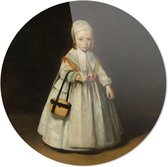 Helena van der Schalcke | Gerard ter Borch (II) | ca. 1648 | Ronde Plexiglas | Wanddecoratie | 40CM x 40CM | Schilderij | Oude meesters | Foto op plexiglas