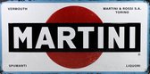 Assiette murale - Logo Martini - 25x50cm