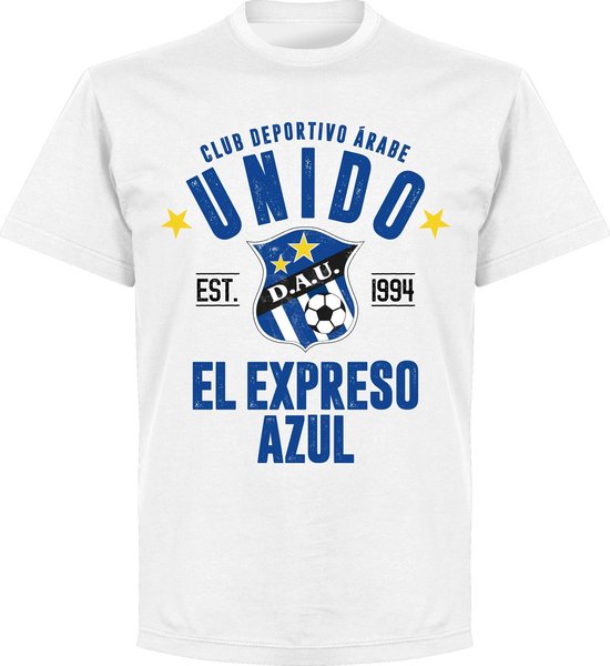 CD Arabe Unido Established T-Shirt - Wit - 4XL