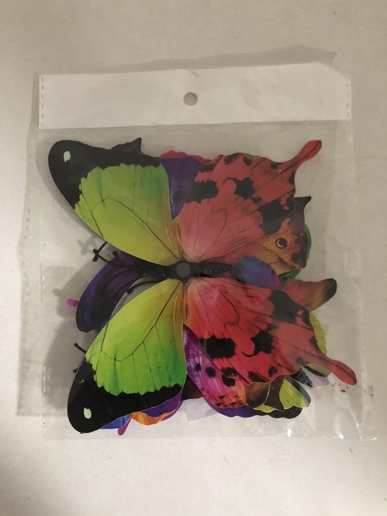 3D Muurvlinder - muur vlinders - wand decoratie - woonkamer - Gemixte  kleuren | bol.com