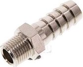 R 1/2'' Buitendraad x 10mm Vernikkeld Messing Slangpilaar 16 Bar - FL2S-MH-BN-012R-10