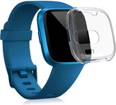 Drphone - Fitbit Versa 1 Gel Cover - Flexible - Antichoc - Transparent