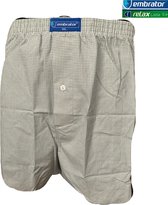 Embrator mannen Boxershort geweven katoen olijfgroen maat 4XL